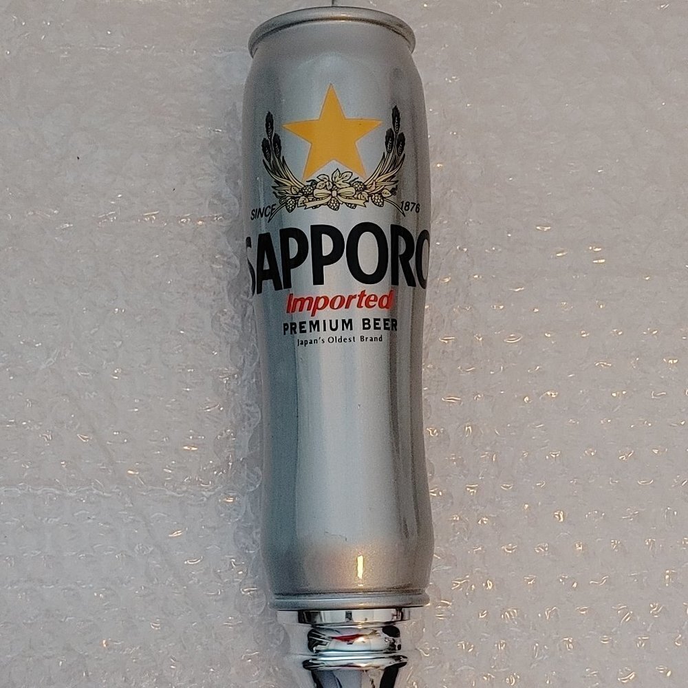 Sapporo BEER Tap Handle BEER CAN Premium 8.75” Tall Figural